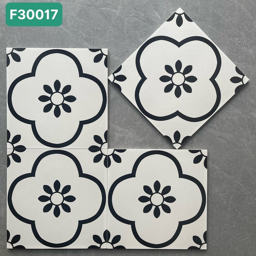 Gạch Bông men KT 300x300mm men matt mã F30017