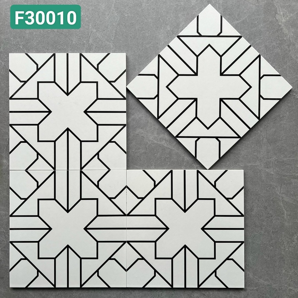 Gạch bông 300x300 men matt mã F30010