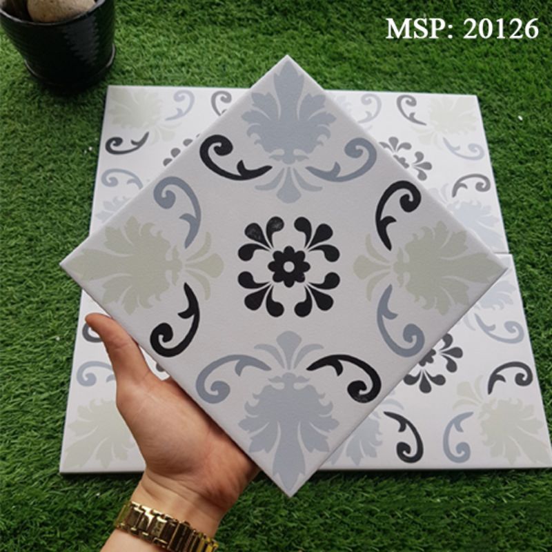 Gạch bông KT 200x200mm men matt mã 20126