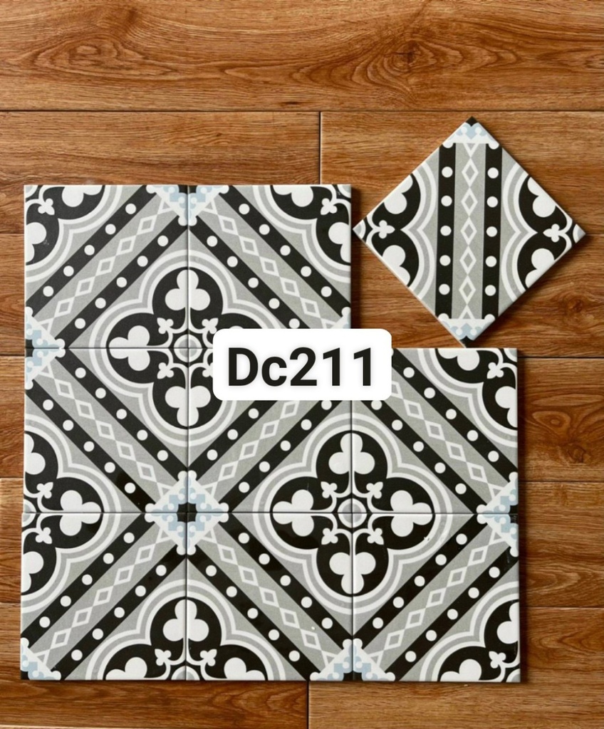 Gạch bông KT 200x200mm men matt mã DC211