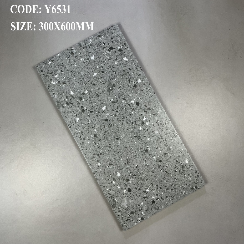 Gạch terrazzo VN, KT 300x600 mm xương ceramic mặt mờ mã Y6531_SA loại 1 