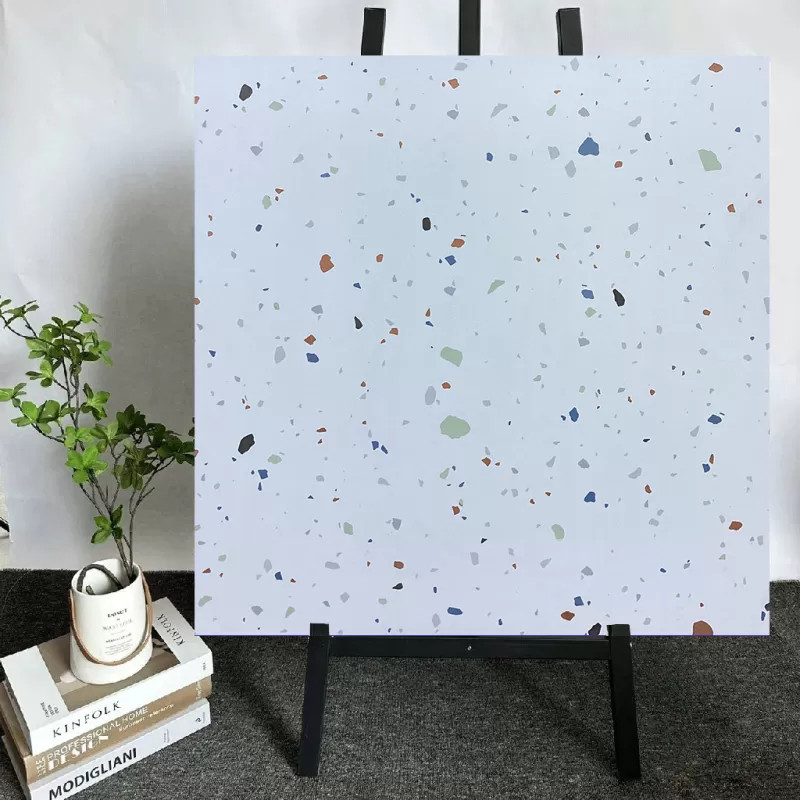 Gạch Terrazzo TQ, KT 600x600mm Xương Porcelain mờ phẳng mã 66090 (6032)