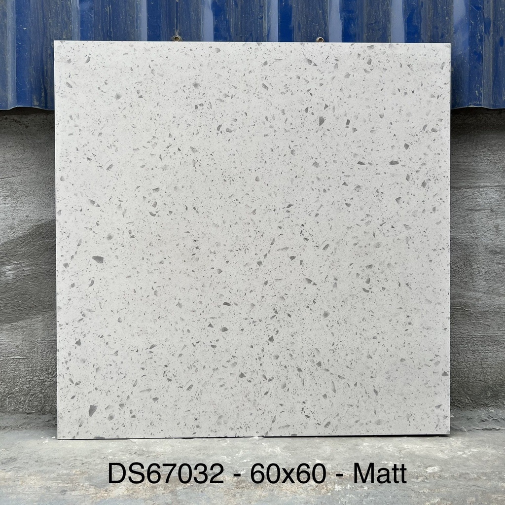 Gạch Terrazzo TQ, KT 600x600mm Xương Porcelain mờ phẳng mã 67032 