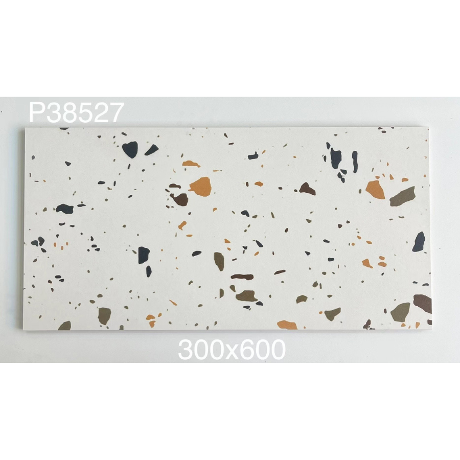  Gạch terrazzo TQ, KT 300x600 mm porcelain mặt mờ mã 38527