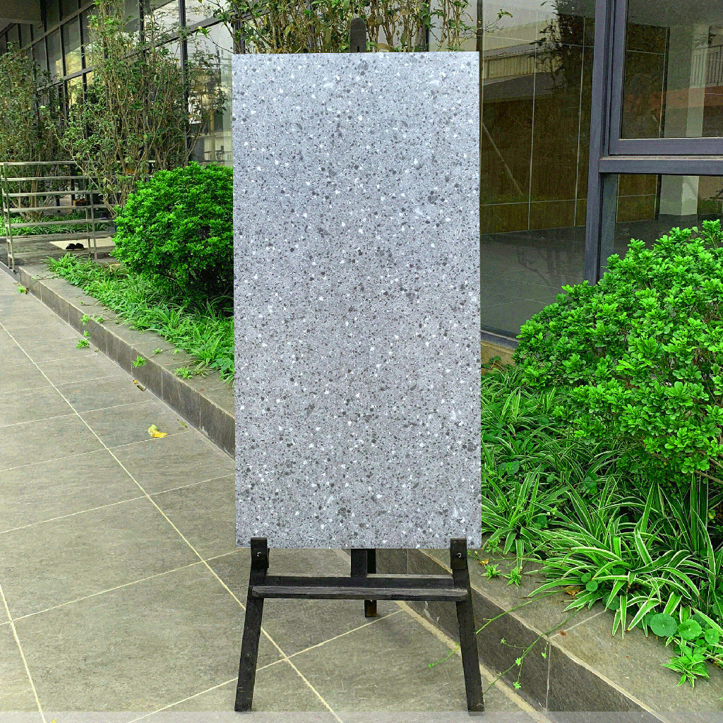 Gạch terrazzo TQ, KT 600x1200 mm porcelain mặt mờ mã 126058