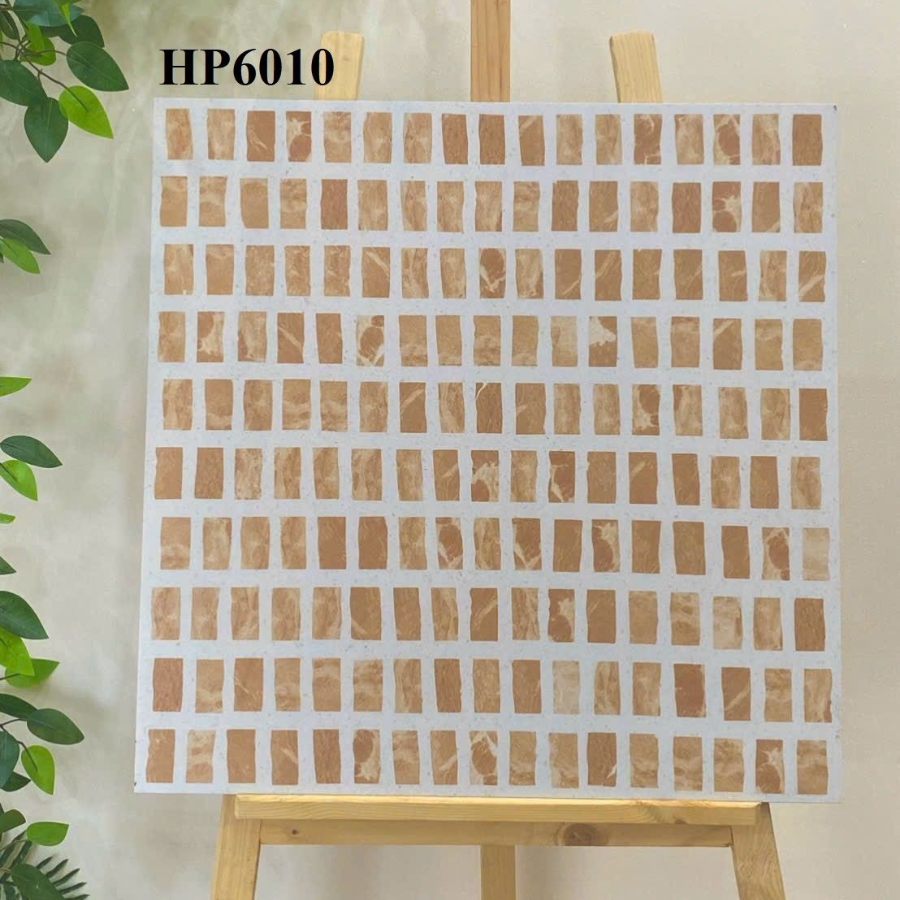 Gạch terrazzo TQ, KT 600x600 mm porcelain mặt mờ mã 6010