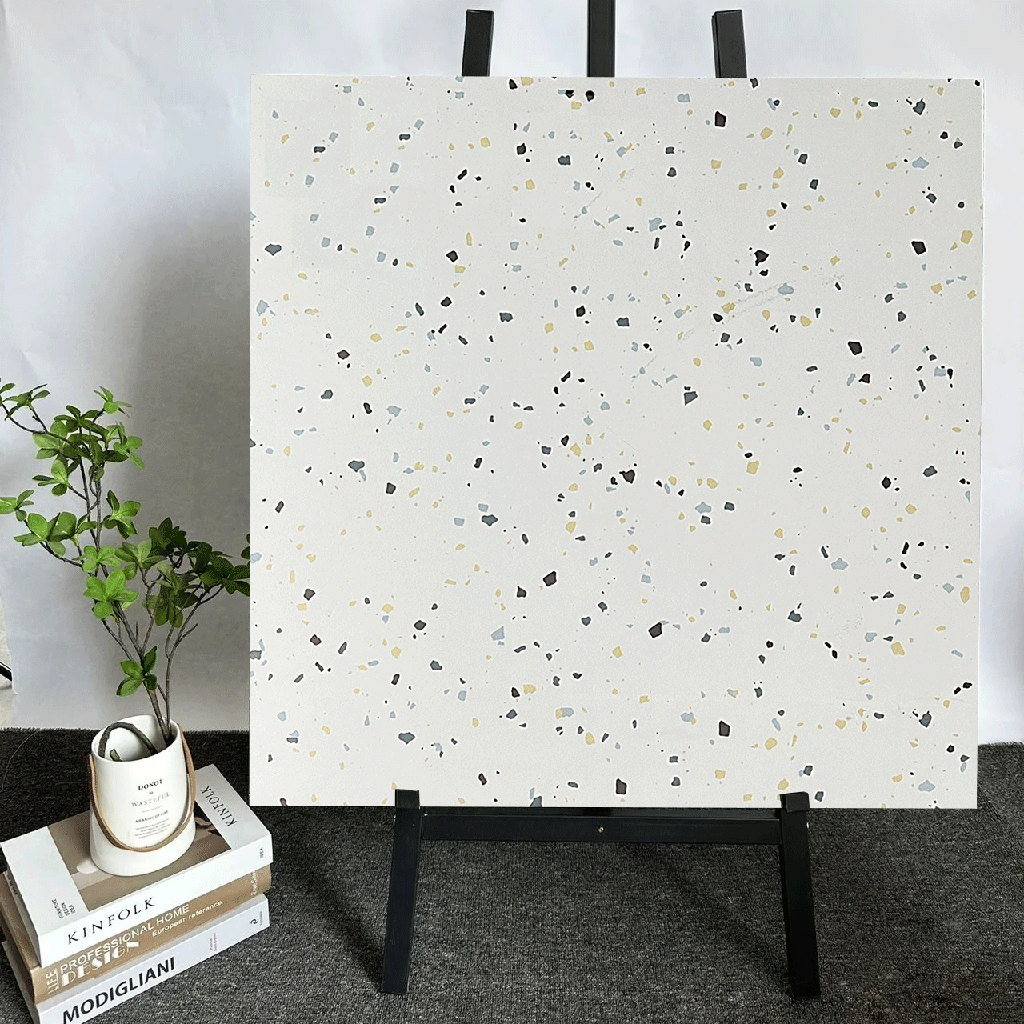 Gạch terrazzo TQ, KT 600x600 mm porcelain mặt mờ mã 66231