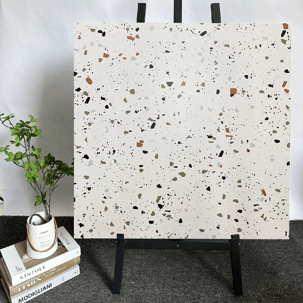 Gạch terrazzo TQ, KT 600x600 mm porcelain mặt mờ mã 6636