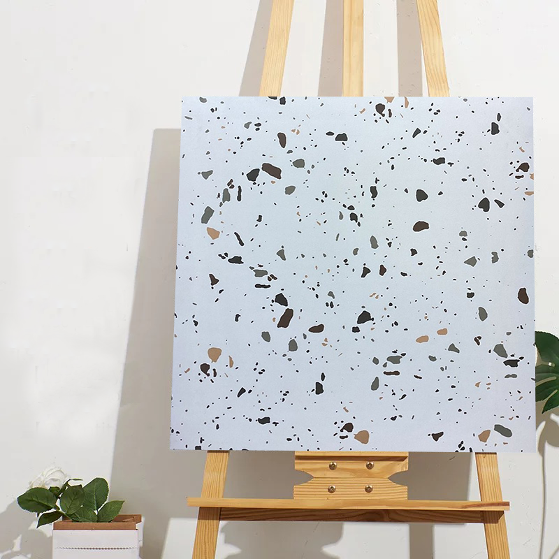 Gạch terrazzo TQ, KT 800x800 mm porcelain mặt mờ mã DS8182