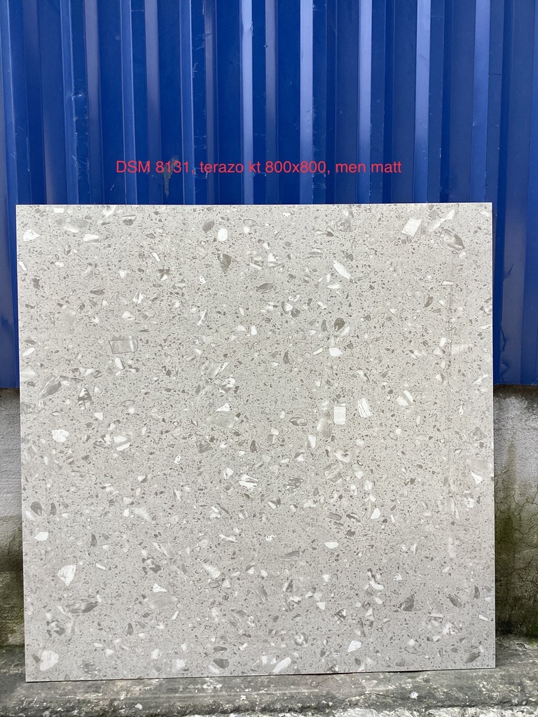 Gạch Terrazzo TQ, KT 800x800mm, Xương Porcelain mặt mờ mã DSM8131