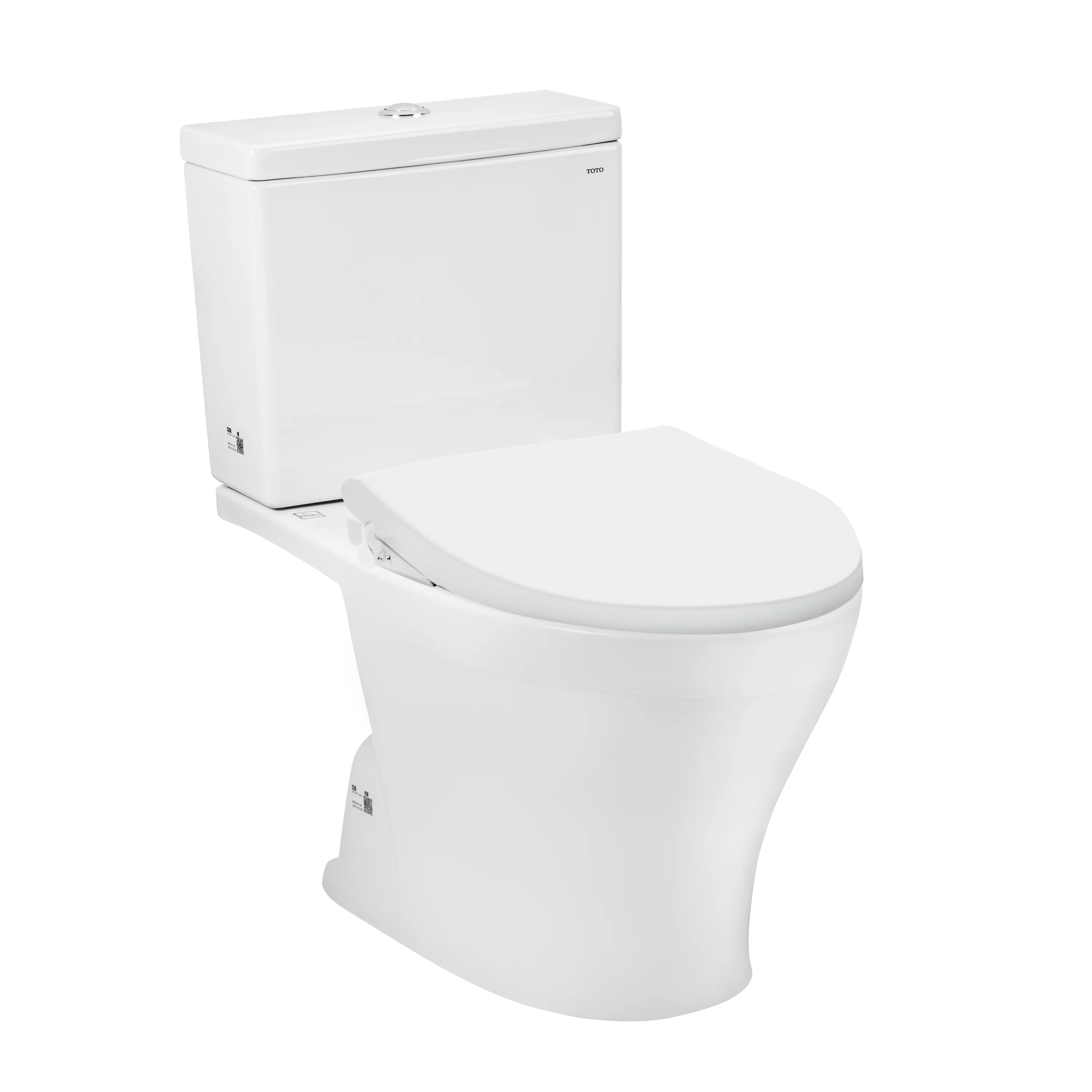 Bàn cầu 2 khối kèm nắp rửa cơ ECOWASHER TCW1211A CS326DE4XW