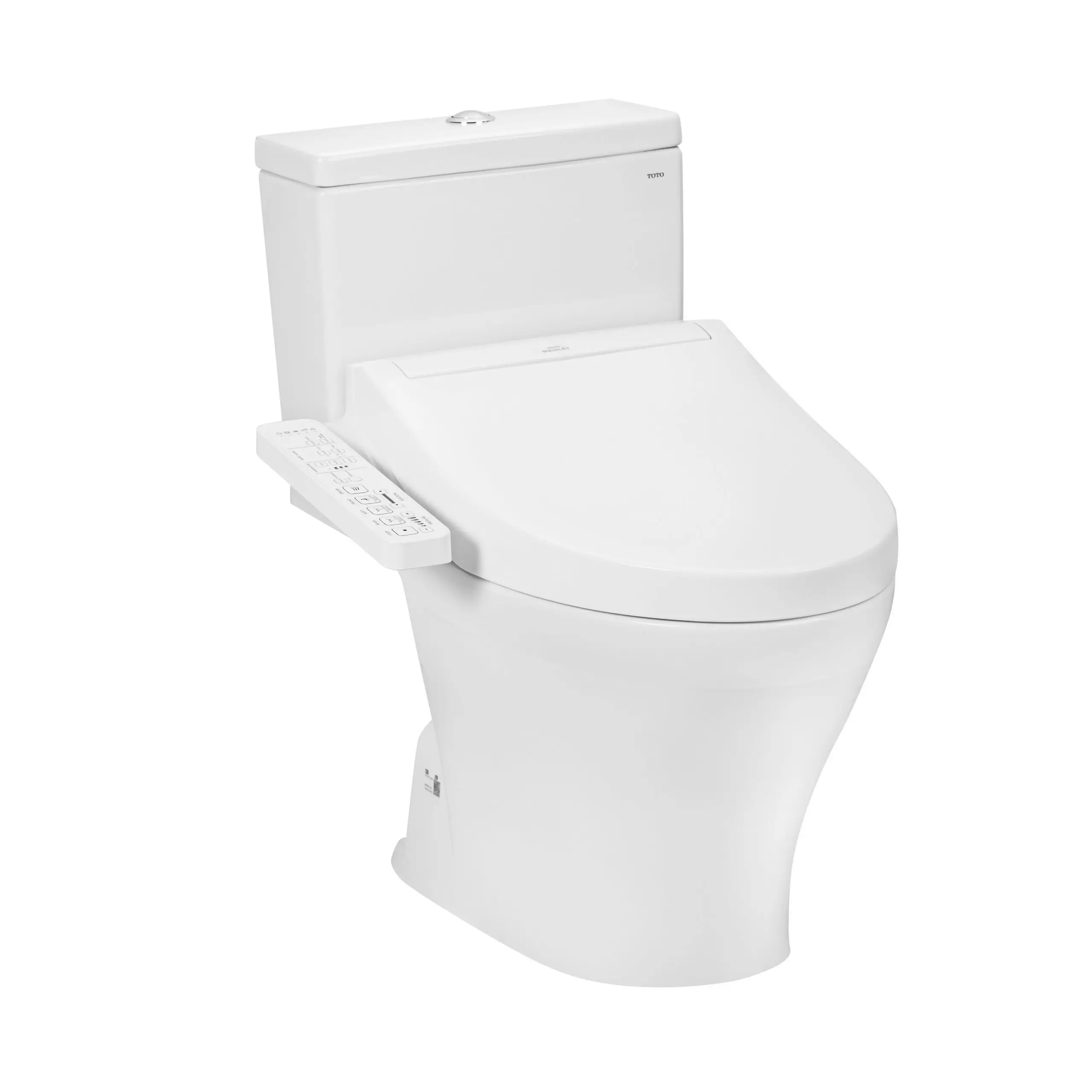Bồn cầu hai khối kèm nắp rửa điện tử WASHLET dòng C2 TCF23410AAA CS326DW16XW