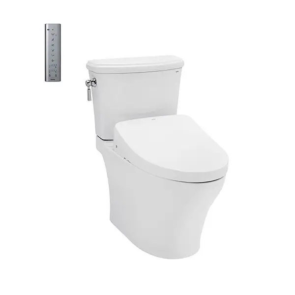 Bồn cầu hai khối kèm nắp rửa điện tử WASHLET dòng S7 CS986CGW12XW