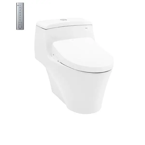 Bàn cầu một khối kèm nắp rửa điện tử WASHLET dòng S7 TCF4911EZ MS823CDRW12