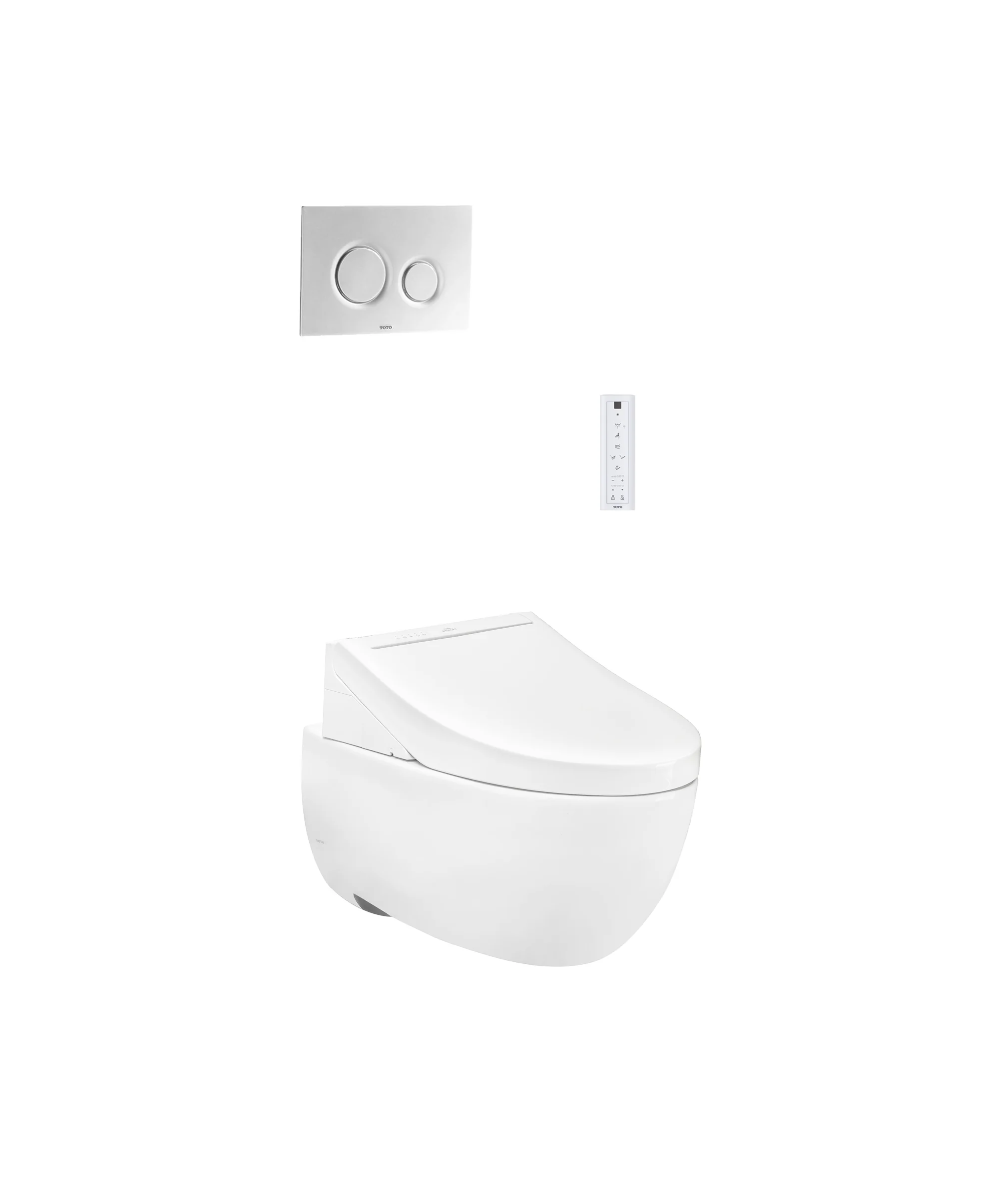 Bàn cầu treo tường LP Series kèm nắp rửa điện tử WASHLET C5 CW812RA_TCF24410AAA_WH172A_MB174PWH
