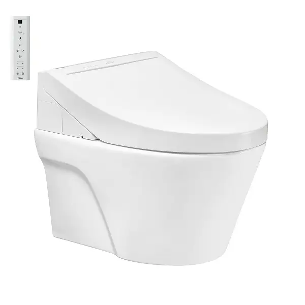 Bàn cầu treo tường kèm nắp rửa điện tử WASHLET C5 CW822RA_TCF24410AAA_WH172A_MB170PSS