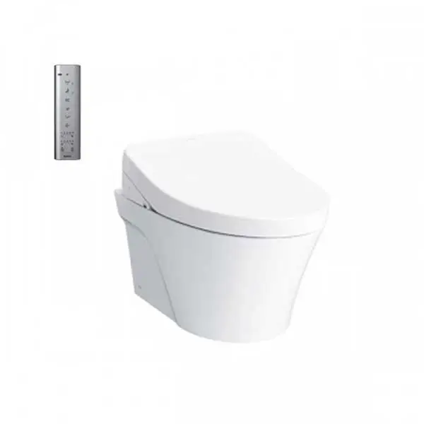 Bàn cầu treo tường kèm nắp rửa điện tử WASHLET dòng S7 (Có tính năng xả tự động) CW822REA_TCF4911EZ_WH172AAT_TCA464_MB170P