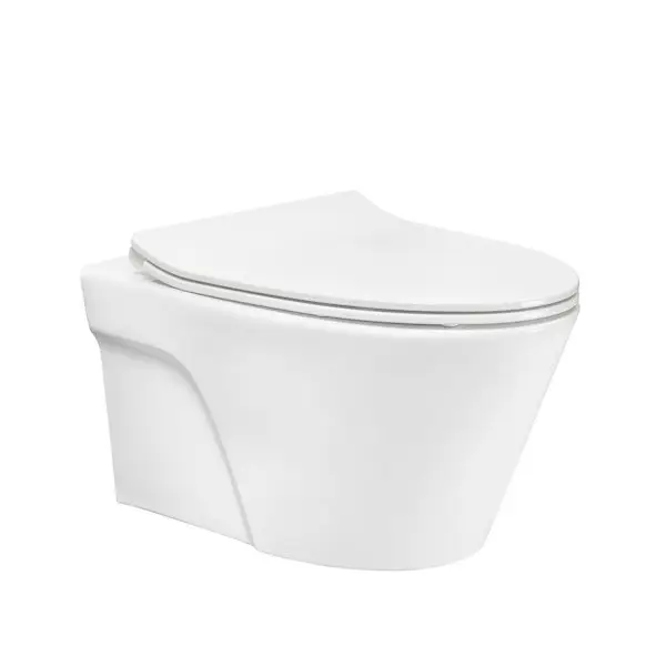 Bàn cầu treo tường kết hợp nắp đóng êm TC600VS CW822RA_TC600VS_WH172A_MB170PSS