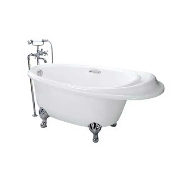 Bồn tắm ngọc trai đặt sàn bao gồm thanh tay vịn PPY1610HIPTES