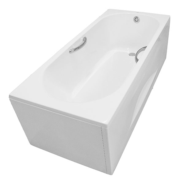 Bồn tắm nhựa có tay vịn. có yếm PAY1715HVCW_TVBF411