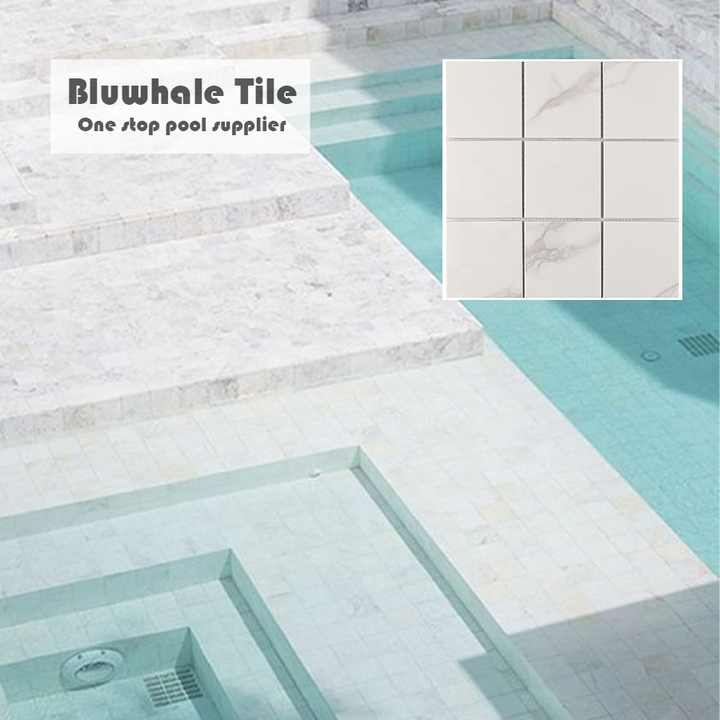 Gạch lát bể bơi chống trơn Bluwhale hình vuông Bali