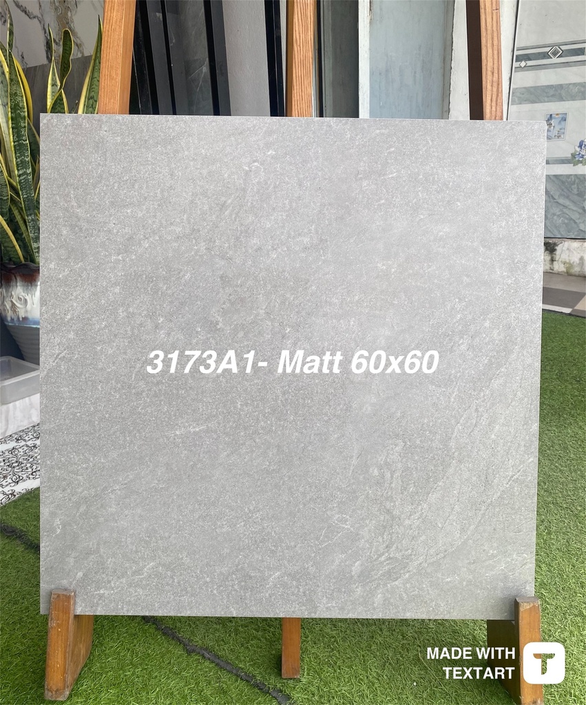 Gạch 600x600mm men matt xương đá 3173A1