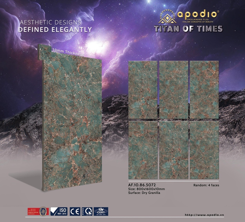Gạch Apodio 80x160 AF.10.86.5072 (Amazonite)
