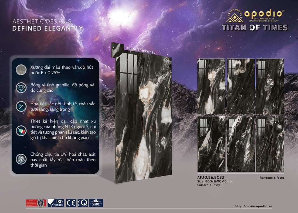 Gạch Apodio 80x160 AF.10.86.8033 (Picasso Marble)