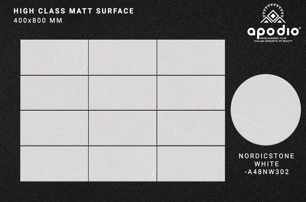 GẠCH ỐP LÁT APODIO A48NW302 (Matt)