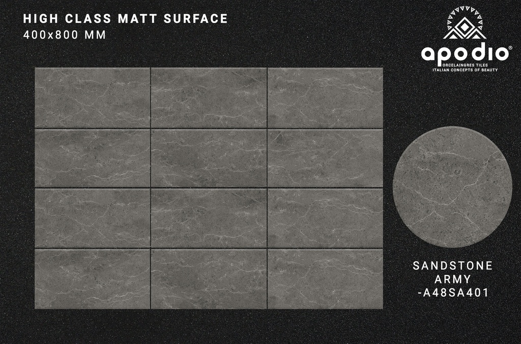GẠCH ỐP LÁT APODIO A48SA401 (Matt)