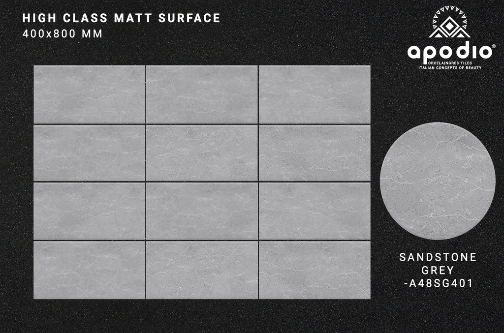 GẠCH ỐP LÁT APODIO A48SG401 (Matt)