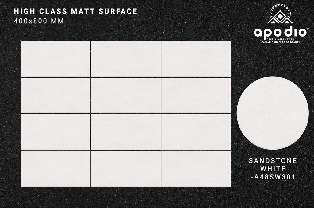 GẠCH ỐP LÁT APODIO A48SW301 (Matt)