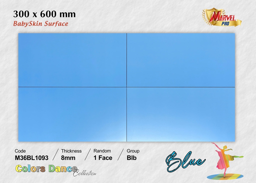 GẠCH ỐP LÁT APODIO M36BL1093 - MÀU XANH DƯƠNG (MATT MỊN)