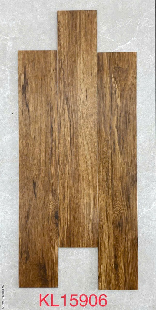 Gạch giả gỗ mài cạnh 150x900 mã KL-15906