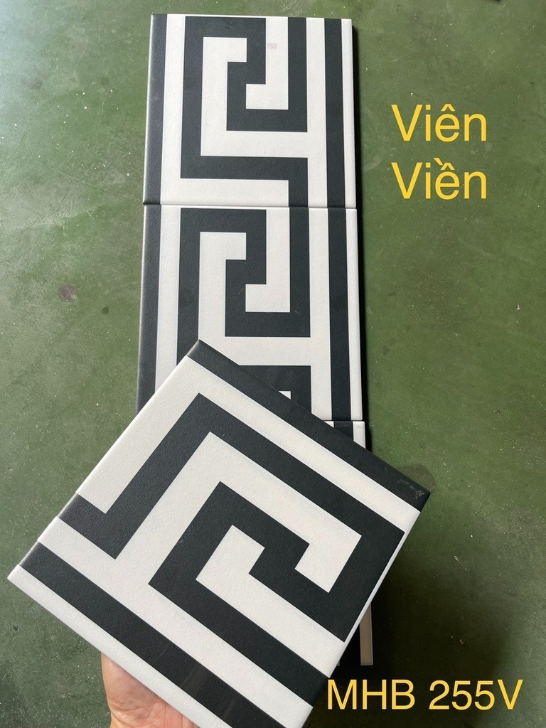 Gạch bông 200x200 mm viền MHB255V