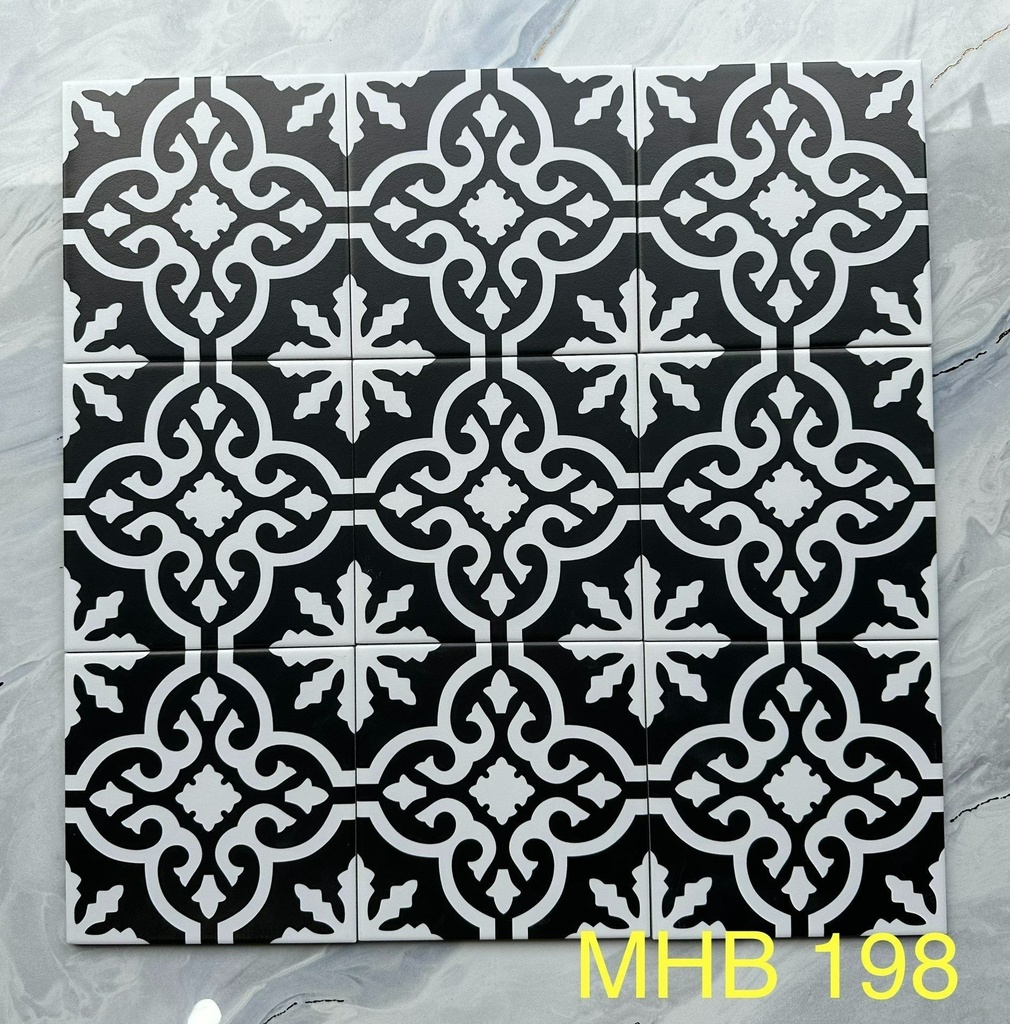 Gạch bông 200x200 mm viền góc 2035