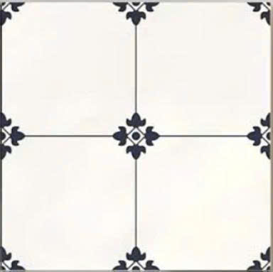 Gạch bông TQ, KT 400x400 mm, Xương Porcelain mặt mờ mã F4137 (1h/1,6m/10v/28.5kg)