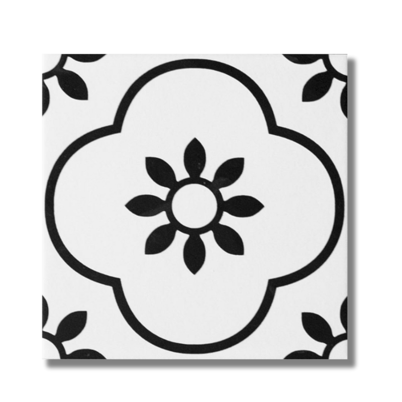 Gạch bông TQ, KT 200x200 mm, Xương Porcelain mặt mờ mã F2086