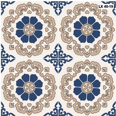 Gạch bông 400x400mm LX40-19( 0,96m/T)