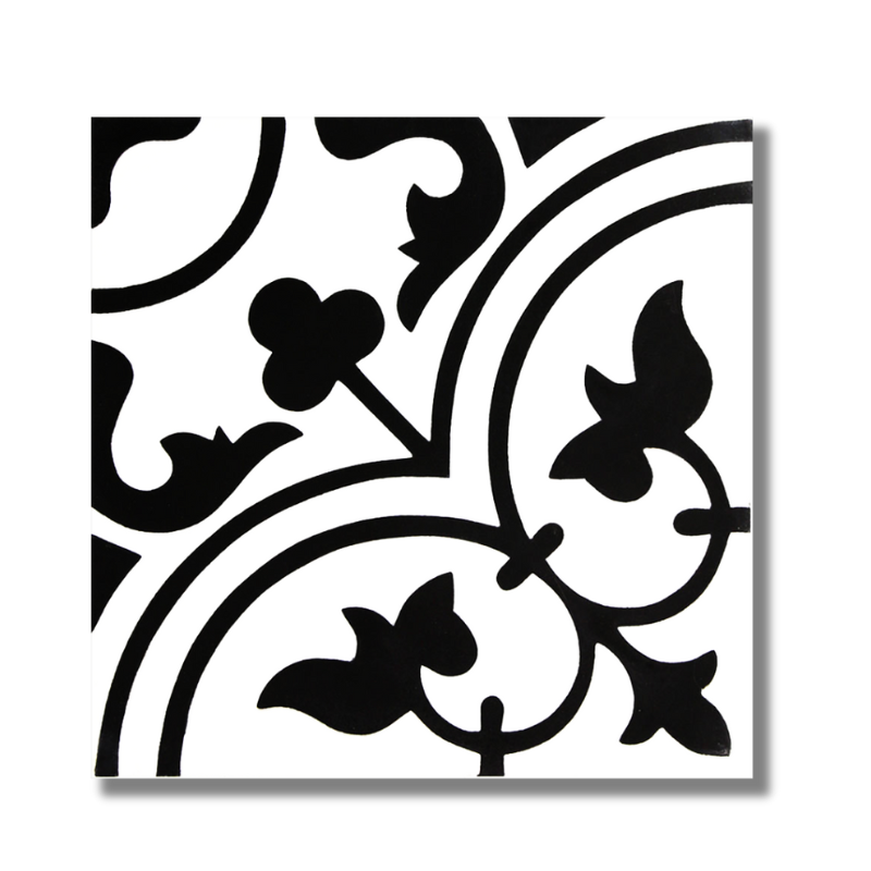 Gạch bông TQ, KT 200x200 mm, Xương Porcelain mặt mờ mã NT2015-A