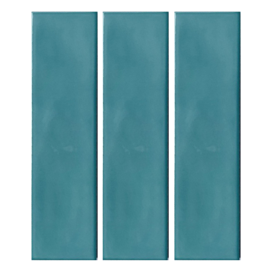 Gạch thẻ gợn sóng xanh ngọc 68x280 mm M6804H-A