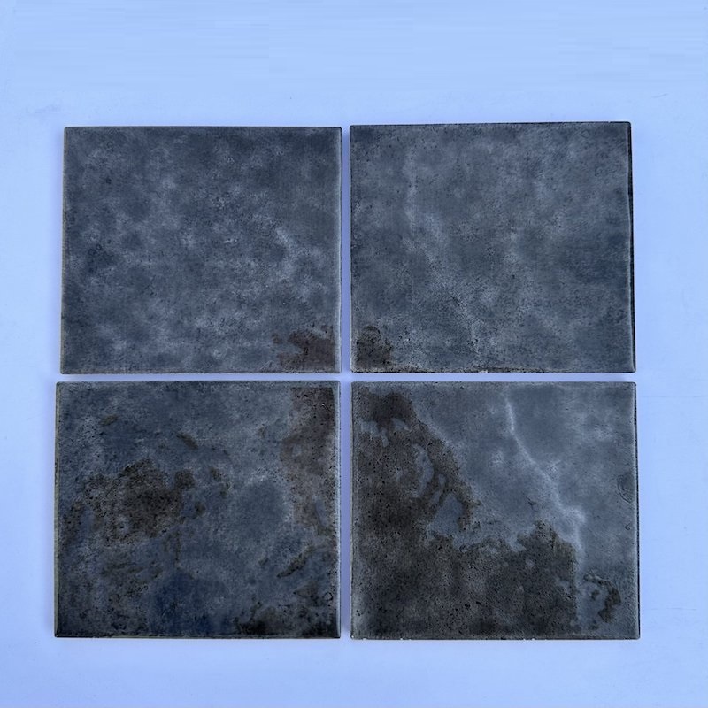 Gạch thẻ gợn sóng đen 123x123 mm LP12303