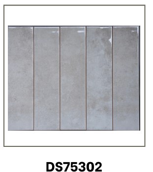 Gạch thẻ loại ưu, KT 75x300mm, Xương Ceramic mặt bóng lượn mã DS75302 (1h/0.99m/44v)