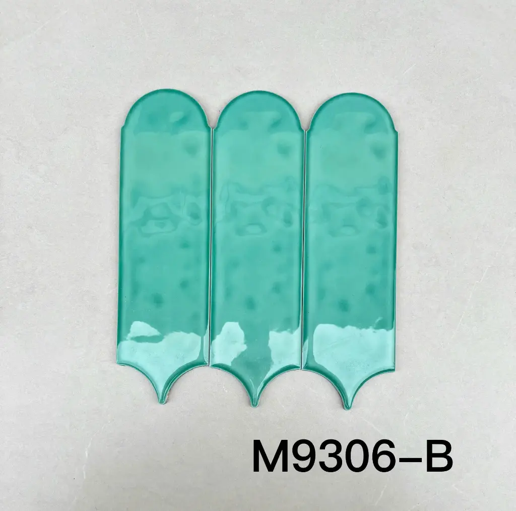 Gạch lông vũ xanh KT 100x300mm mã M9306-B