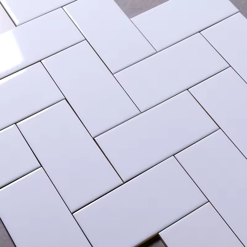 Gạch thẻ Việt Nam KT 75x150 mm trắng bóng phẳng mã PSTA75150 loại ưu 