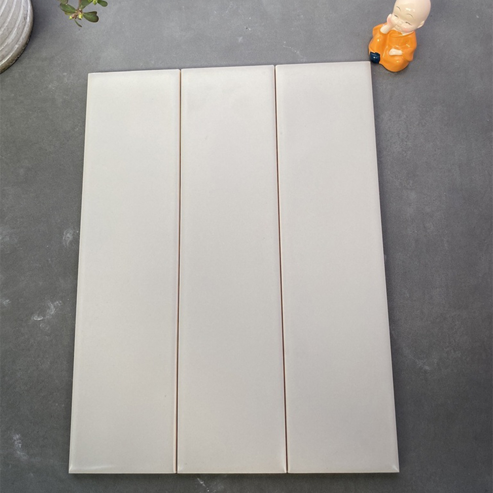 Gạch thẻ VN loại 1 xám trung mờ lượn mặt 75x300 mm mã FA0312MM