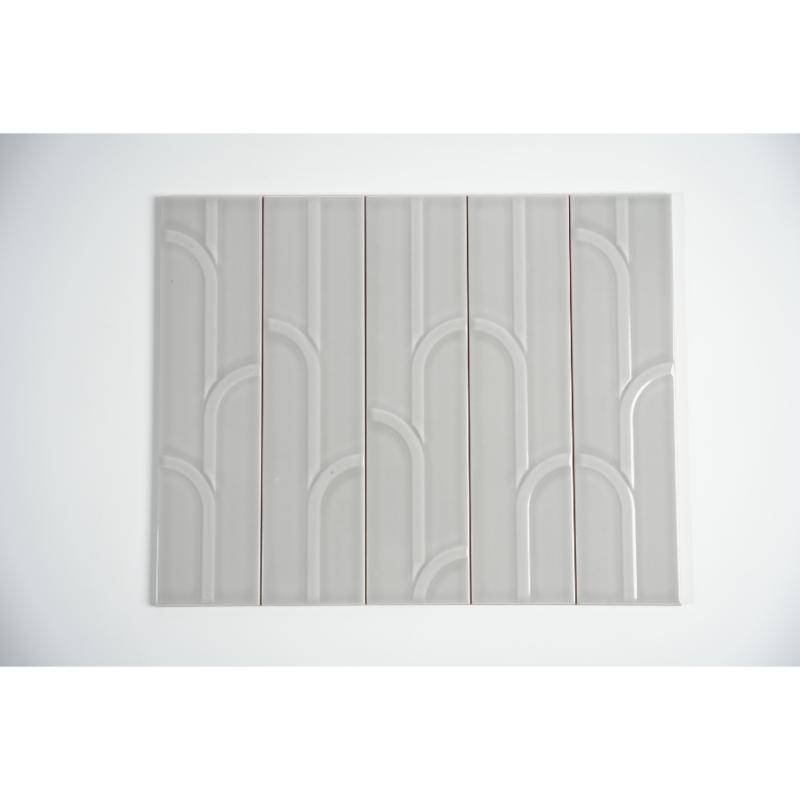 [0305-0] Gạch thẻ VN loại 1 75x300mm họa tiết xám bóng mã 0305-0