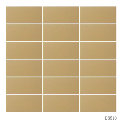 510 Gạch thẻ ốp tường màu cam 45x95 mm