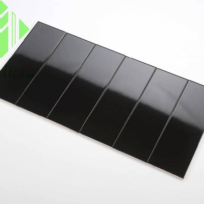 Gach thẻ đen bóng phẳng 60x200mm NGT_M1307_MDC