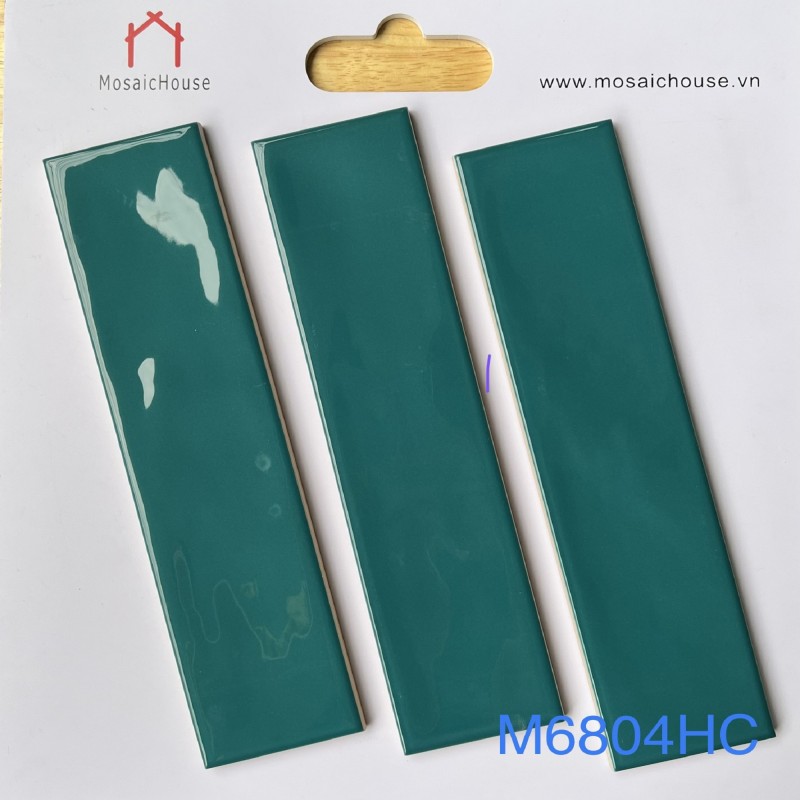 Gạch Thẻ lượn mặt 68x280 mm màu xanh đậm M6804H-C